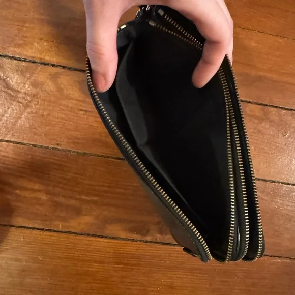 Coach Black Leather Wristlet - Picture 5 of 6